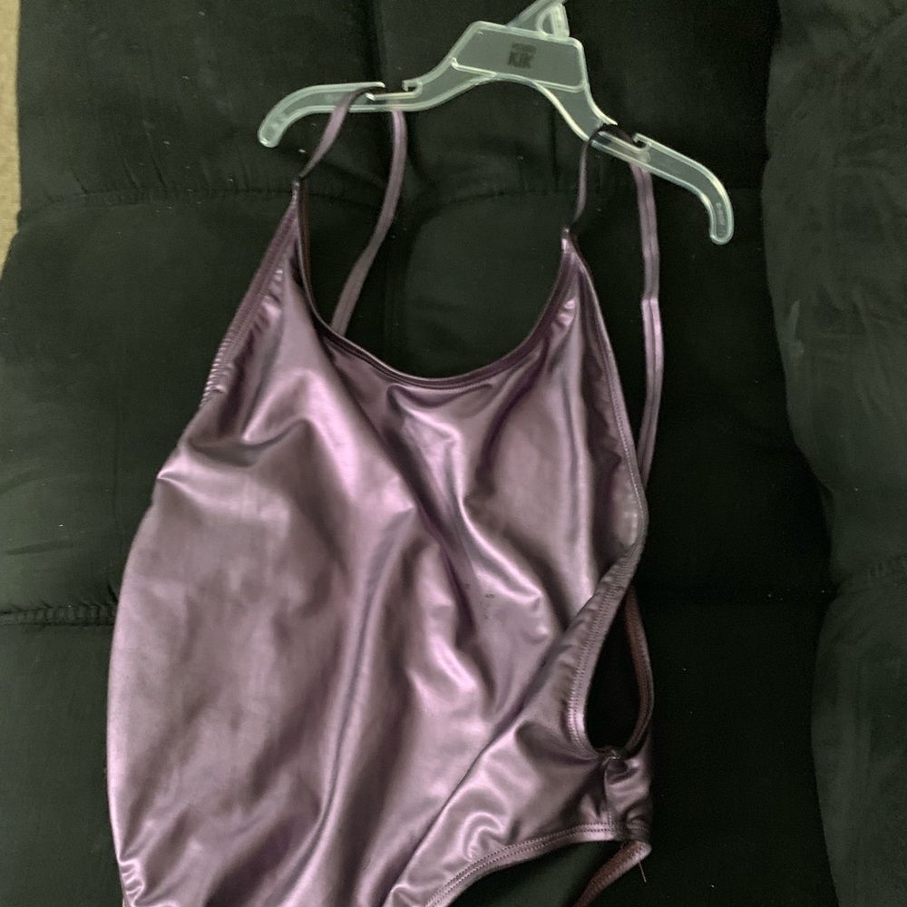 Metallic Purple Bathingsuit